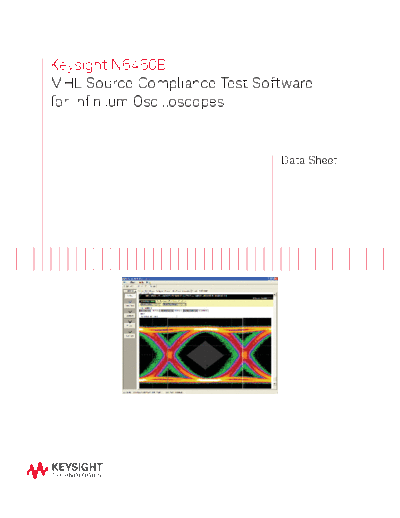 N6460A MHL Source Compliance Test Software for Infiniium 90000A Series Oscilloscopes - Data Sheet 5990-9323EN c20141013 [12]
