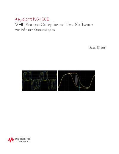 N6460B MHL Source Compliance Test Software For Infiniium Oscilloscopes - Data Sheet 5992-0011EN c20141204 [17]
