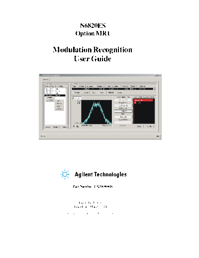 N6820ES Option MR1 Modulation Recognition User_2527s Guide E3238-90016 [30]