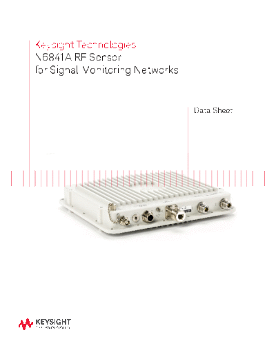 N6841A RF Sensor for Signal Monitoring Networks - Data Sheet 5990-3839EN c20140613 [19]