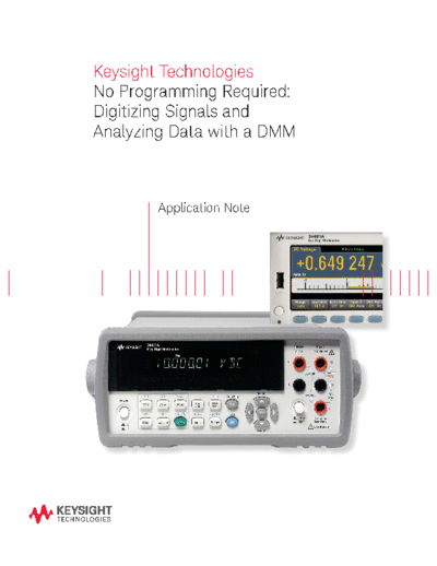 No Programming Required_ Digitizing Signals and Analyzing Data with a DMM - Application Note 5991-2284EN c20140725 [6]