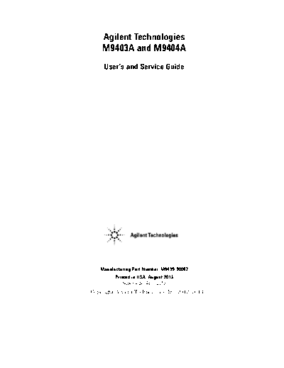 M9499-90002 M9403A and M9404A User_2527s and Service Guide c20130807 [26]