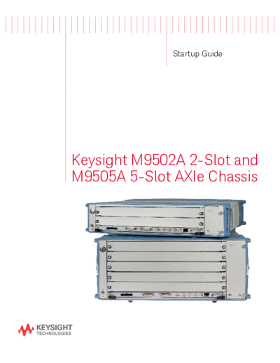 M9502-90001 M9502A_252C M9505A 2-Slot and 5-Slot AXIe Chassis - Startup Guide c20141009 [44]