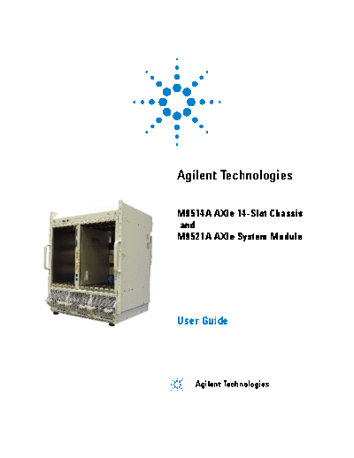 M9514A and M9521A AXIe 14-Slot Chassis and AXIe System Module - User_2527s Guide M9514-90005 [172]