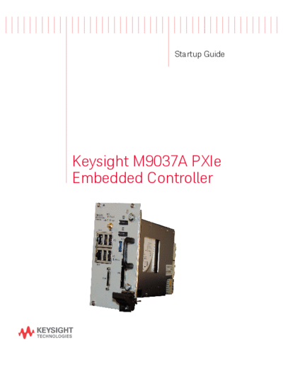 M9037-90001 M9037A PXIe Embedded Controller - Startup Guide c20141002 [32]