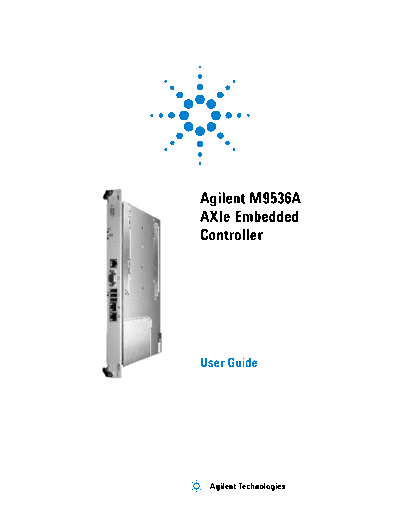 M9036-90005 M9036A PXIe Embedded Controller - User_2527s Guide c20141013 [100]