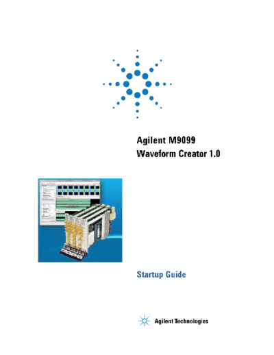 M9099-90001 M9099 Waveform Creator 1.0 - Startup Guide [18]
