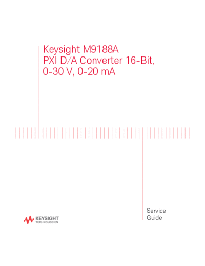M9188_ServiceGuide M9188A PXI Dynamic D A Converter service guide [62]