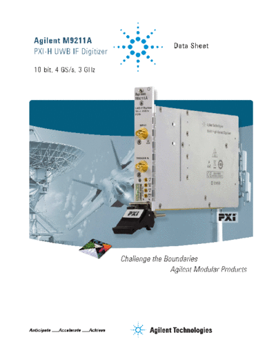 M9211A PXI-H UWB IF Digitizer_ 10-bit_252C 4 GS s_252C 3 GHz Data Sheet 5990-6463EN c20131204 [8]