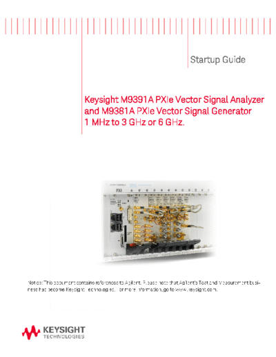 M9300-90090 M9391A PXIe Vector Signal Analyzer and M9381A PXIe Vector Signal Generator - Startup Guide c20141027 [56]
