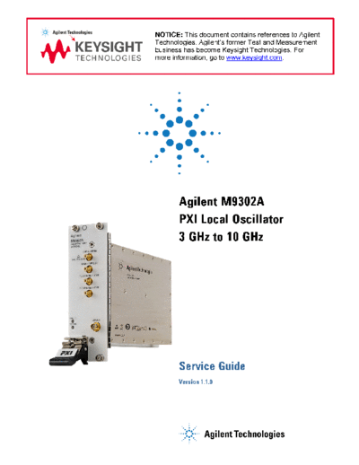 M9302-90009 M9302A Service Guide c20120911 [2]