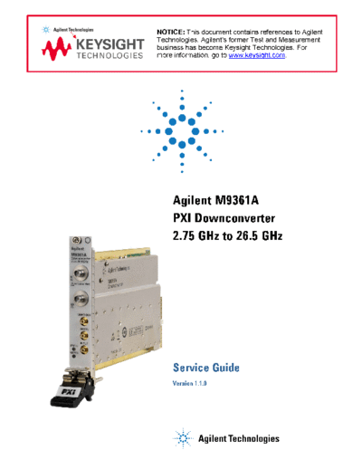M9361-90009 M9361A Service Guide c20120911 [50]