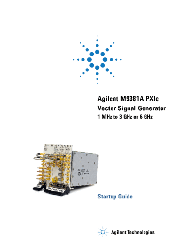 M9381A Startup Guide M9381-90001 c20130508 [47]