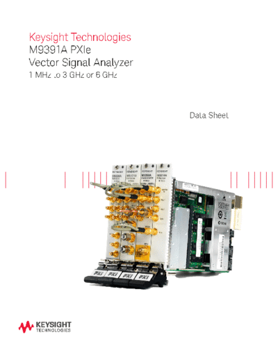M9391A PXIe Vector Signal Analyzer 1 MHz to 3 GHz or 6 GHz - Data Sheet 5991-2603EN c20141208 [28]