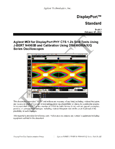 MOI for DisplayPort PHY CTS 1.2b Sink Tests Agilent-PHY-CTS-1-2b-J-BERT-Sink-MOI-d3-v0-9 [56]