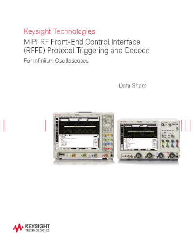 MIPI RF Front-End Control Interface (RFFE) Protocol Triggering and Decode - Data sheet 5991-2088EN c20140913 [9]