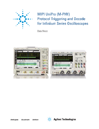 MIPI UniPro (M-PHY) Protocol Triggering and Decode for Infiniium Series Oscilloscopes 5991-1595EN c20140528 [8]