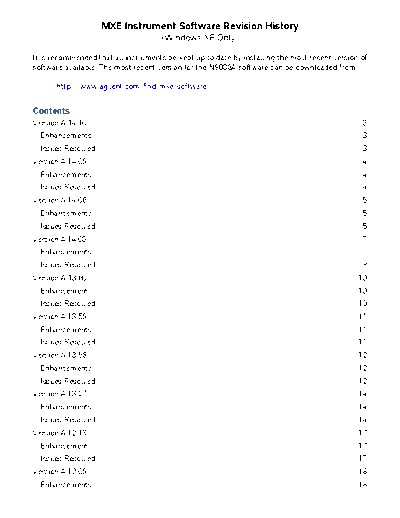 MXE_Revision_History_WinXP MXE Software Revision History - Windows XP c20141119 [28]