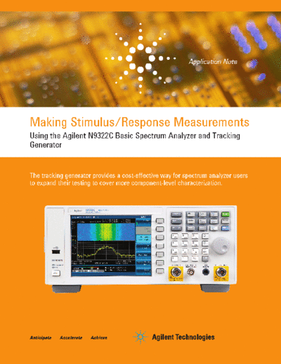 Making Stimulus Response Measurements - Application Note 5991-1877EN [9]