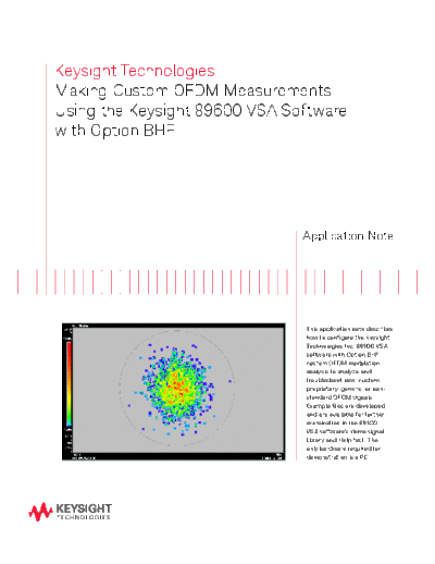 Make Custom OFDM Measurements with Keysight 89600B VSA Software Option BHF 5990-6824EN c20140708 [26]