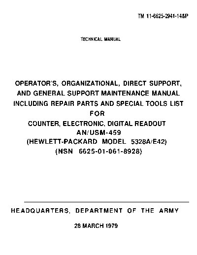 Mil HP 5328A