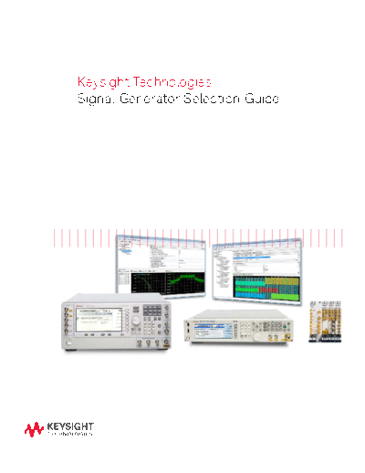 Signal Generator Selection Guide - Selection Guide 5990-9956EN c20140919 [17]