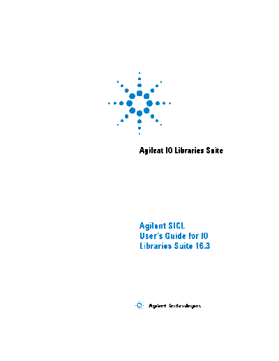SICL User_2527s Guide for IO Libraries Suite 16.3 5991-1389EN c20121001 [224]