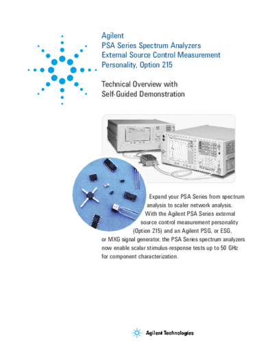 PSA External Source Control Measurement Personality Option 215 - Technical Overview 5989-2240EN c20131125 [17]
