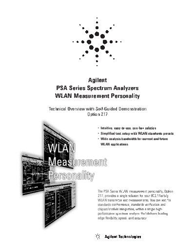 PSA WLAN Measurement Personality - Technical Overview 5989-2781EN c20131125 [16]