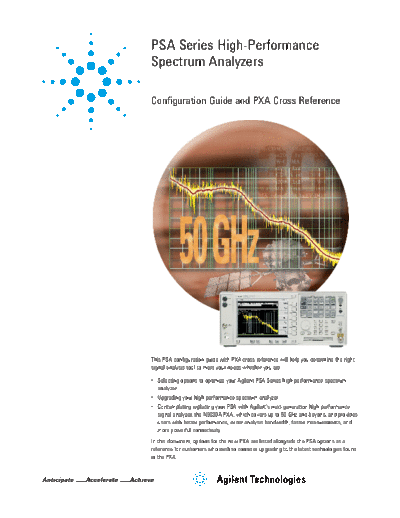 PSA Series High-Performance Spectrum Analyzers - Configuration Guide 5989-2773EN c20131125 [14]