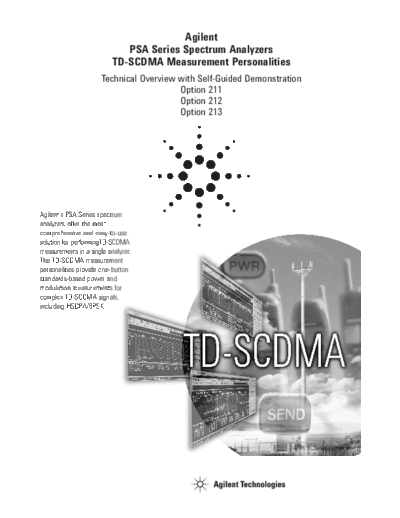 PSA Series Spectrum Analyzers TD-SCDMA Measurement Personalities - Technical Overview 5989-0056EN c20131125 [22]