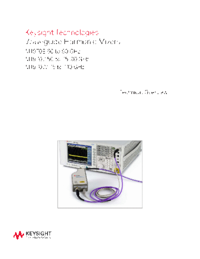 Waveguide Harmonic Mixers_252C M1970E V W 50 GHz to 110 GHz 5990-7718EN c20141117 [7]