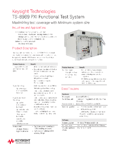 TS-8989 PXI Functional Test System - Brochure 5991-3804EN c20141209 [2]