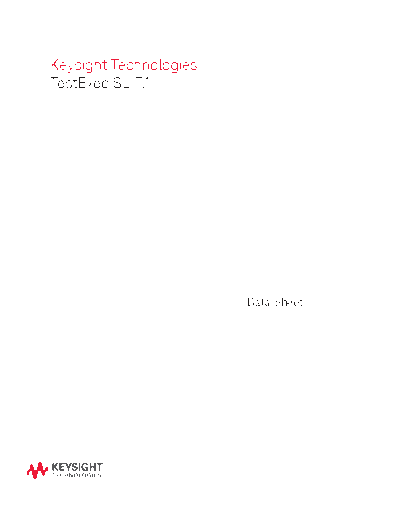 TestExec SL 7.0 - Data Sheet 5990-5548EN c20141029 [8]