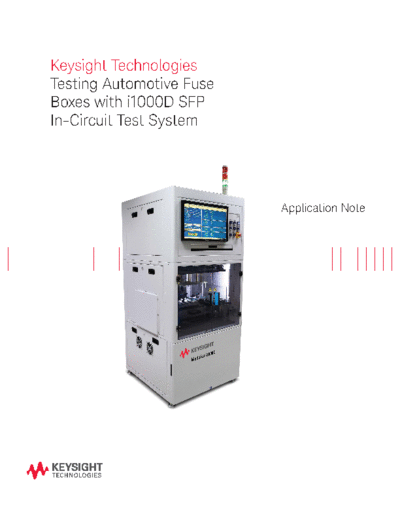Testing Automotive Fuse Boxes with i1000D SFP In-Circuit Test System - Application Note 5991-4353EN c20141030 [11]