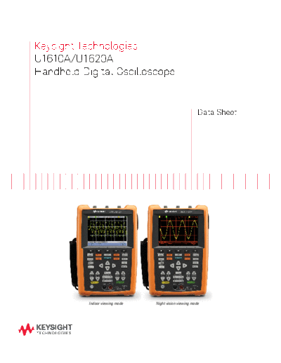 U1610A U1620A Handheld Digital Oscilloscope - Data Sheet 5990-9523EN c20140903 [13]