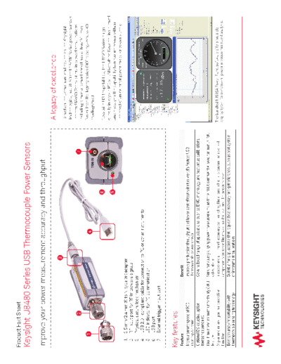 U8480 Series USB Thermocouple Power Sensors - Product Fact Sheet 5991-1383EN c20140619 [2]