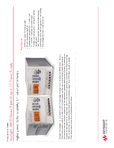 U8030 Series Triple-Output DC Power Supply - Product Fact Sheet 5990-9083EN c20140618 [2]