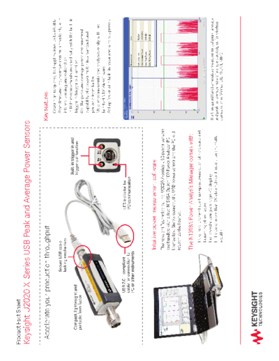 U2020 X-series USB Peak and Average Power Sensors - Product Fact Sheet 5991-0308EN c20140708 [2]