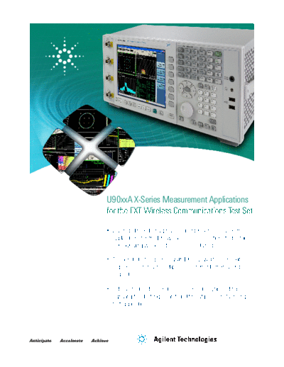 U90xxA X-Series Measurement Applications for the EXT Wireless Communications Test Set 5991-0044EN c20121108 [13]