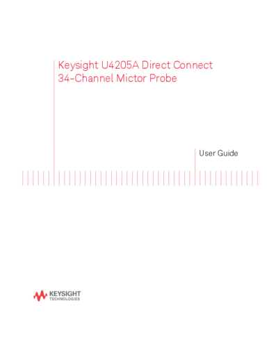 U4205-97000 U4205A Direct Connect 34-Channel Mictor Probe User Guide c20141117 [40]