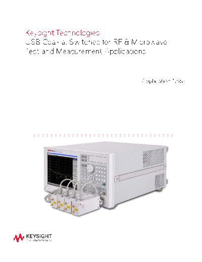 USB Coaxial Switches for RF & Microwave Test and Measurement Applications - Application Note 5991-1596EN c20140829 [9]