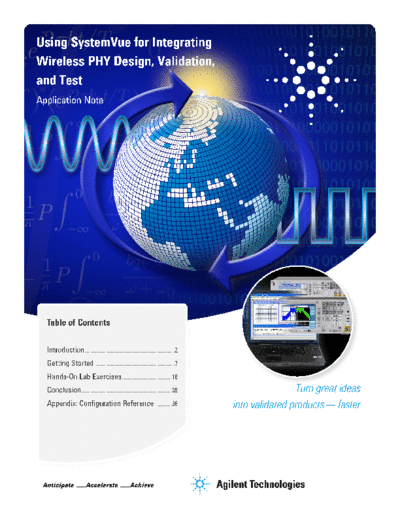 Using SystemVue for Integrating Wireless PHY Design_252C Validation_252C and Test 5990-7757EN [39]