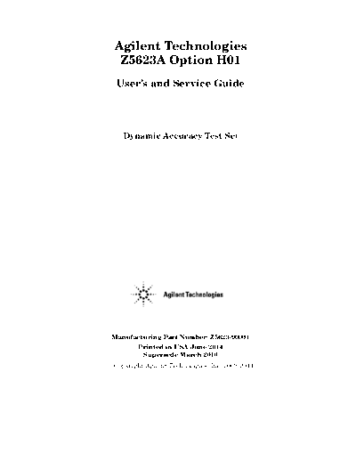 Z5623-90001 User_2527s and Service Guide_252C Z5623A Option H01 Dynamic Accuracy Test Set c20140618 [40]