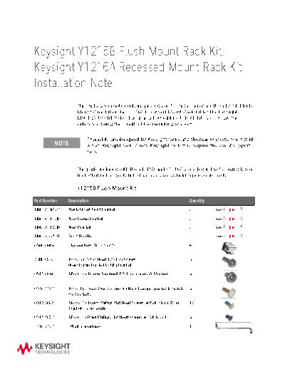 Y1215-90002 Y1215B Flush Mount Rack Kit and Y1216A Recessed Mount Rack Kit - Installation Note c20141013 [8]