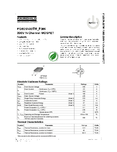 fqb25n33tm_f085