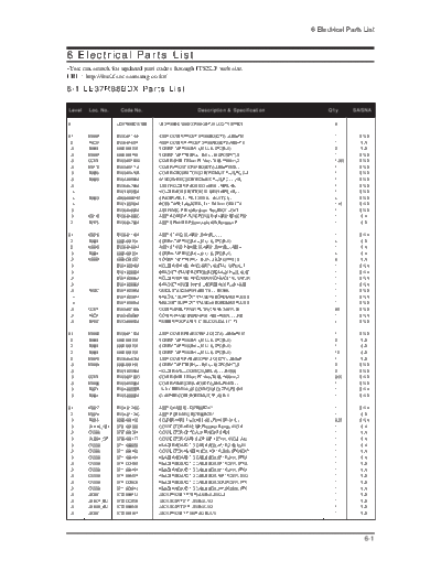 Electrical Part List