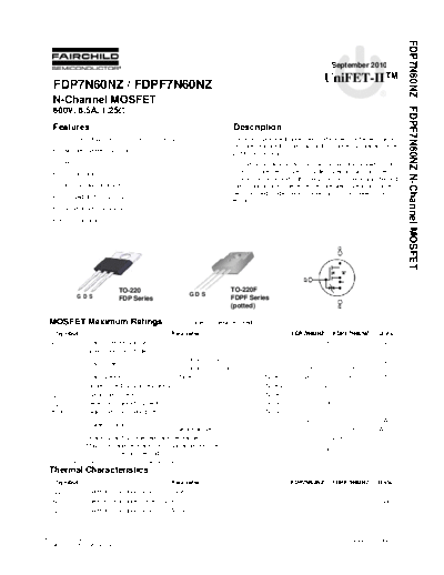 fdp7n60nz_fdpf7n60nz