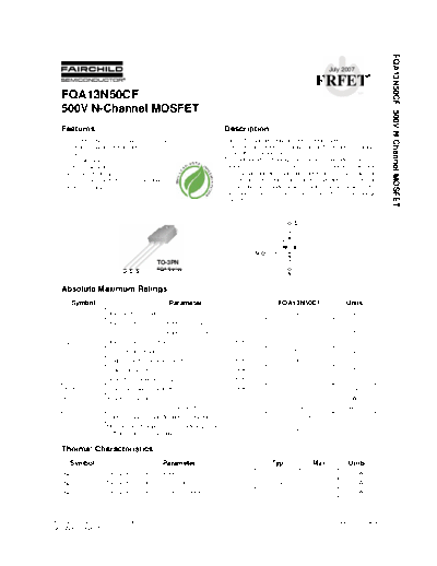 fqa13n50cf
