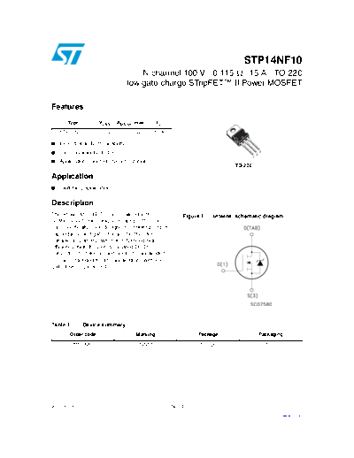 stp14nf10